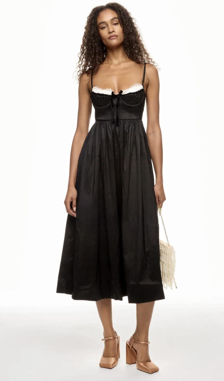 For Love & Lemons Doris Midi Dress